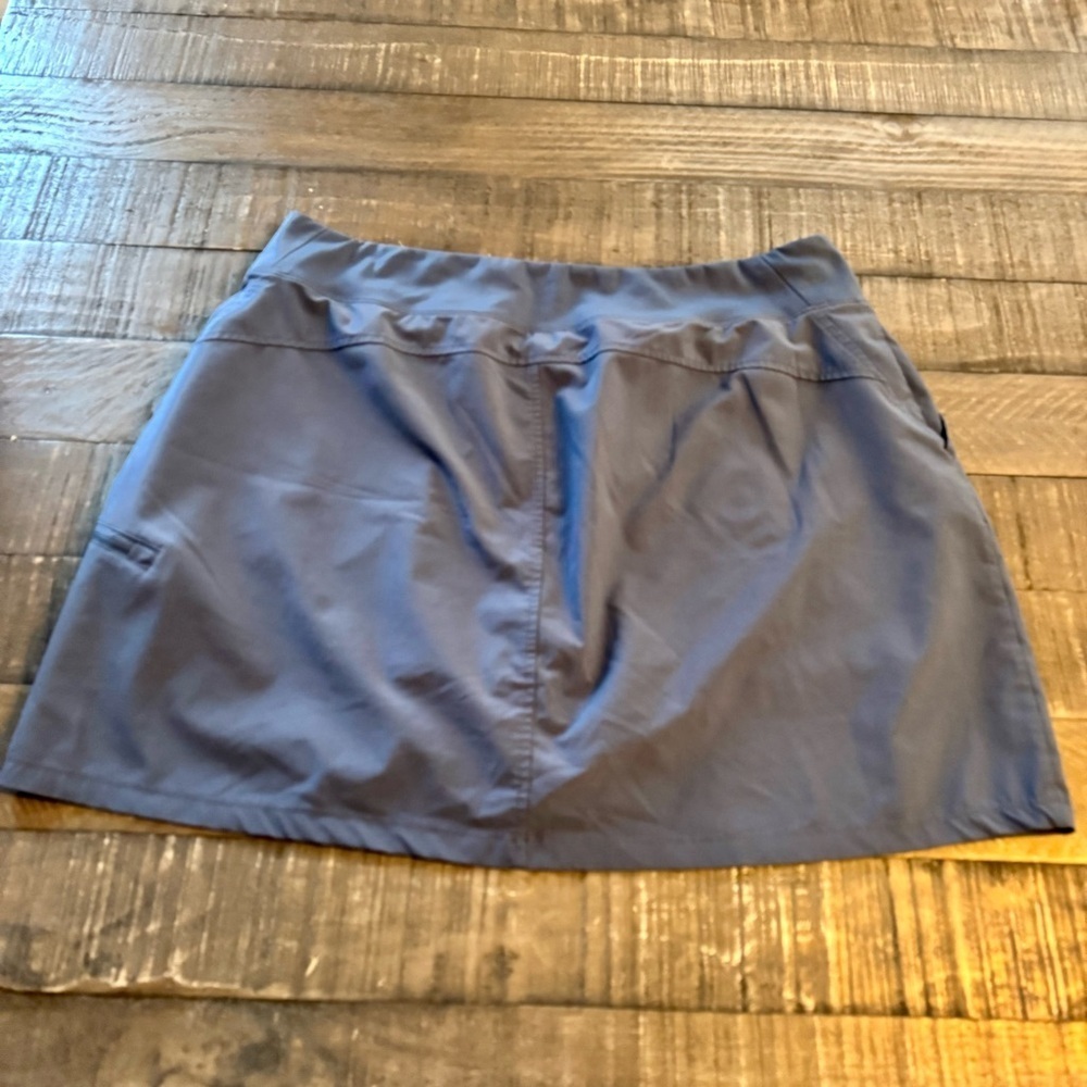 Orvis Skort Women's Extra Large Blue Gray Golf Tennis Outdoor Travel Activewear - Picture 9 of 9